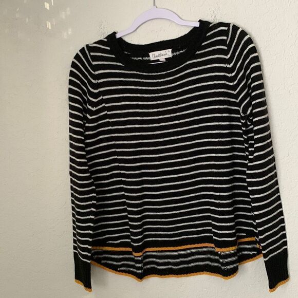 Cloud Chaser Women’s Striped Long Sleeve Sweater Size L - Picture 1 of 10